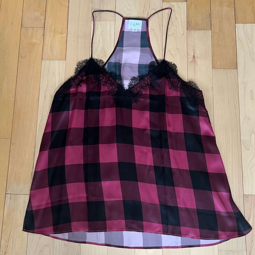 Cami NYC Silk Racerback Tank